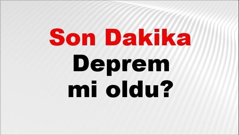 Son dakika Balıkesir'de deprem mi oldu? Az önce deprem Balıkesir'de nerede oldu? Balıkesir deprem Kandilli ve AFAD son depremler listesi 09 Eylül 2026