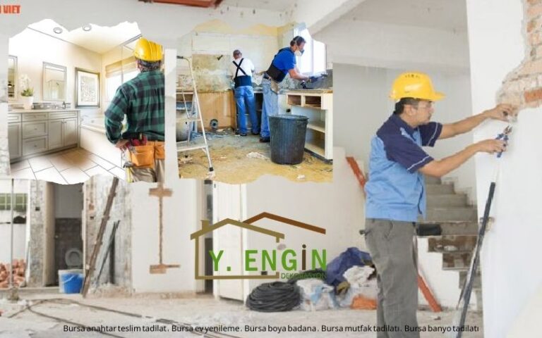 Bursa Mutfak Tadilatı – Estetik ve Modern Çözümler