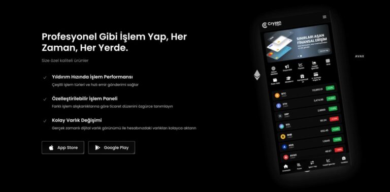 Cryzen kripto ile Türkiye’de yeni nesil kripto yatırım deneyimi